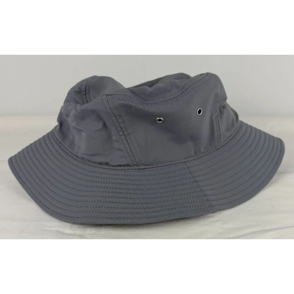 adidas Victory Bucket Hat Gray AEROREADY Sun Boonie NWOT Adjustable Strap UPF50 - Picture 2 of 8
